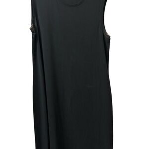 Elegant Black Sleeveless Maternity Dress
